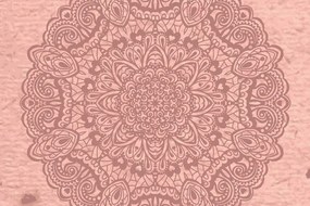Carta da parati – Mandala floreale