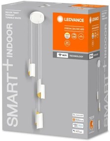 Ledvance - Lampadario LED dimmerabile su filo SMART+ DECOR 3xLED/8W/230V bianco Wi-Fi