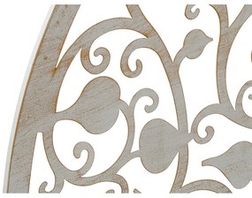 Decorazione da Parete DKD Home Decor Bianco Metallo Albero (2 pcs) (100 x 1 x 100 cm)