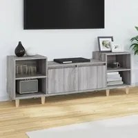 Mobile TV Grigio Sonoma 160x35x55 cm in Legno Multistratocod mxl 127187