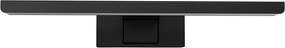 Lampada LED da Specchio 30cm Nera 6W IP54 Tripla Installazione Colore Bianco Naturale 4.000K