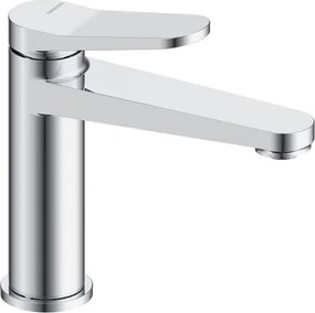 Rubinetto per lavabo a canna bassa getto laminare cristallino Air cromo lucido H 16.6 cm