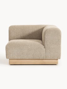 Modulo angolare in teddy bouclé Natalie