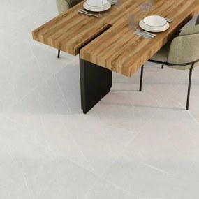 Piastrella da pavimento e rivestimento interno 120 x 120 cm Sp. 9 mm rettificato Eternal in gres porcellanato grigio perla opaco traffico intenso (pei 4/5) R9 1.44 mq