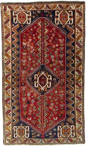 Shiraz Tappeto persiano 120x200 Rosso (Iran) Annodato A Mano
