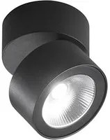 Faretto Spot Led Rotondo Orientabile Camera Nero Led Grande