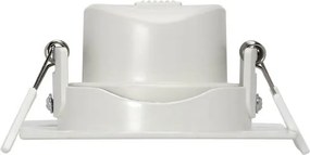 Faro Incasso Quadrato 7W CCT Ø70mm 38° Orient. Dimmerabile Colore Bianco Variabile CCT