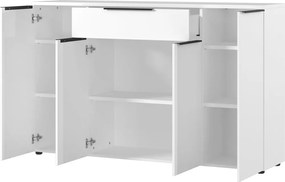 Cassettiera bassa bianca 161x101 cm Mailand - Germania