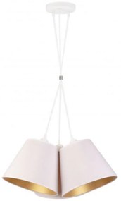 Duolla - Lampadario a sospensione con filo TWIGGY 3xE27/40W/230V diametro 60 cm bianco