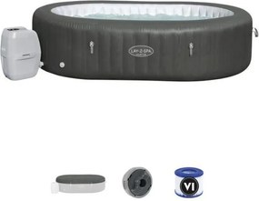 Idromassaggio Gonfiabile Bestway Lay-Z-Spa Mauritius Smart AirJet 270x180x71 cm 5-7 Persone Airjet, Copertura e Connessione App