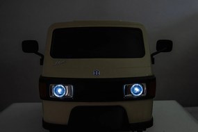Macchina Elettrica per Bambini Licenza Piaggio Apecar 12V Bianco...