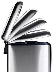 Cestino per rifiuti in acciaio inox 24 l Studio Duo - Wenko