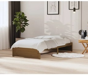 Giroletto Senza Materasso Ambra Legno Massello Pino 90x200 Cm /