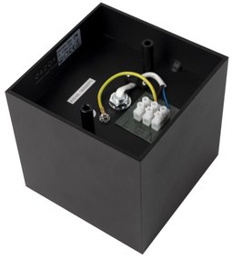 Faretto da incasso di design nero quadrato - Box