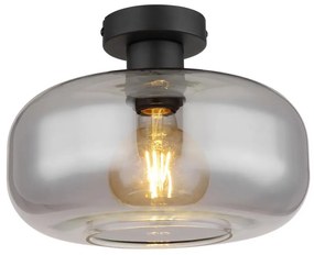 Globo 15566D - Lampadario a plafone GIUSEPPE 1xE27/40W/230V diametro 28 cm grigio