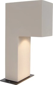 Dissuasore da esterno moderno grigio 35cm IP44 - Pompei