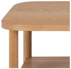 Tavolino in rovere decorato in colore naturale 50x150 cm Banbury - Actona