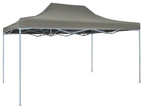 Gazebo Professionale Pieghevole 3x4m İn Acciaio Antracite /