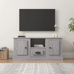 Mobile tv grigio sonoma 100x35,5x45 cm in legno multistrato