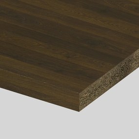 Piano cucina in truciolare rivestito in laminato hpl rovere scot Ski Club L 250 x P 60 cm, spessore 3.9 cm