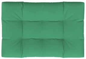 Cuscino per Pallet Verde 120x80x12 cm in Tessuto