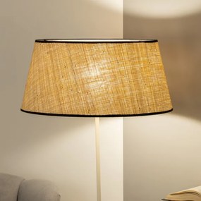 Brilagi - Lampada da terra LED CERIA 1xE27/40W/230V Ø 50 cm beige/bianco