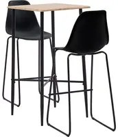 Set da Bar 3 pz in Plastica Nero 3051304