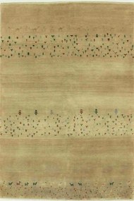 Loribaft Tappeto orientale 120x180 Marrone (Indian) Annodato A Mano