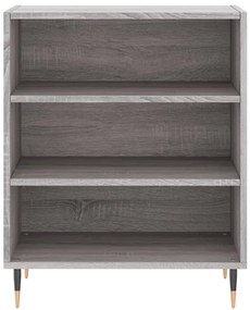 Credenza grigio sonoma 57x35x70 cm in legno multistrato