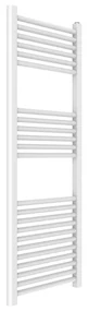 Termoarredo bagno scaldasalviette bianco L 45x120 interasse 40 cm