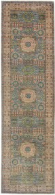 Mamluk Tappeto orientale 80 x 300 Grigio (Pakistan) Annodato A Mano