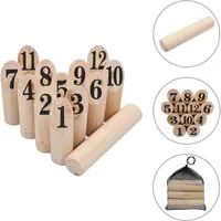 Set di Giochi in Legno Kubb Numerici cod mxl 72006