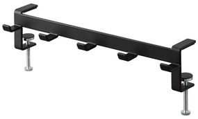 Gancio regolabile nero opaco in acciaio Tower – YAMAZAKI