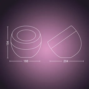 Philips - Lampada da tavolo LED RGB Hue IRIS LED/10W/230V oro
