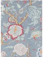 Manuel Canovas Carta da parati Brahmane - Celeste