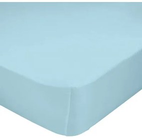 Lenzuolo con angoli HappyFriday BASIC KIDS Azzurro 60 x 120 x 14 cm