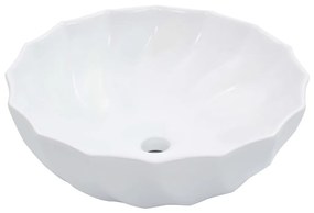 Lavandino 46x17 cm in Ceramica Bianco