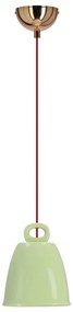 Lampadario verde con paralume in ceramica Sewilla – Candellux Lighting