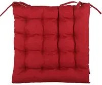 Cuscino sedia rosso 42x42 cm idrorepellente