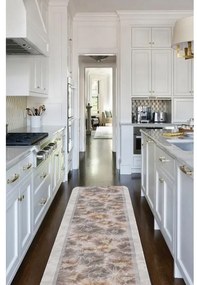 Runner beige lavabile 58x240 cm Blooming - Oyo Concept