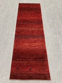 Loribaft Tappeto persiano 230x70 Rosso (Iran) Annodato A Mano