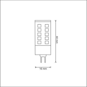 Lampadina LED G4/3W/12V 3000K