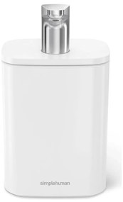 Dispenser di sapone in acciaio bianco 473 ml Pulse - simplehuman