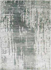 Tappeto in viscosa a pelo corto fatto a mano Esila