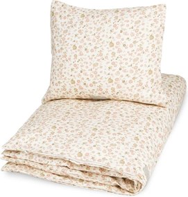 Set copripiumino e federa da bambini beige in cotone organico per culla 70x100 cm Augusta – Cam Cam Copenhagen