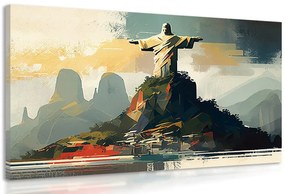 Quadro su tela – Statua di Gesù a Rio de Janeiro