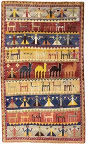 Shiraz Tappeto persiano 110 x 180 (Iran) Annodato A Mano