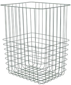 Cesto portabiancheria verde in metallo 64 l Store-It - Mette Ditmer Denmark