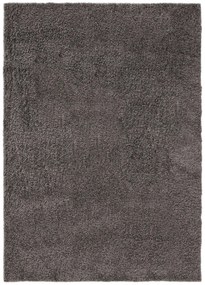 benuta Basic Tappeto a pelo lungo Soho Grigio 120x170 cm - Tappeto design moderno soggiorno