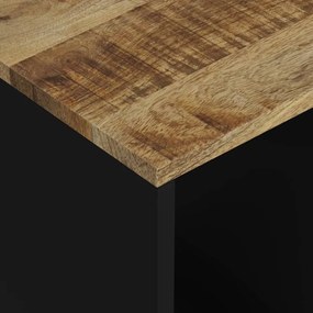 Tavolino 40x31x46 cm Legno Massello Mango e Legno Multistrato